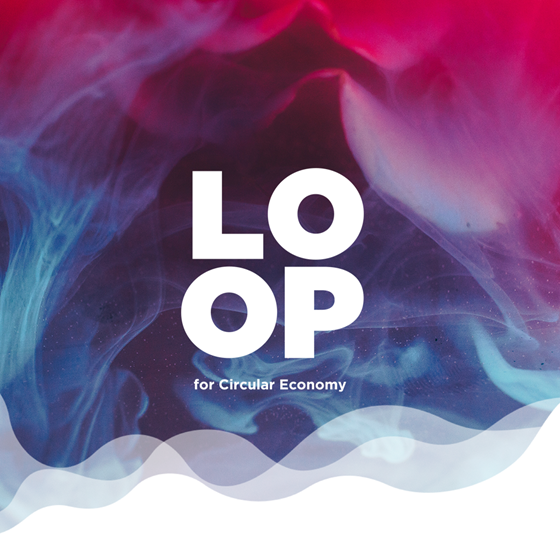 Bild på logotypen för Loop. Ett nätverk för cirkulär ekonomi