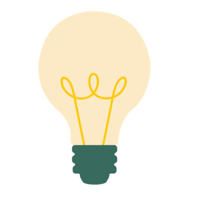 Illustration av en glödlampa