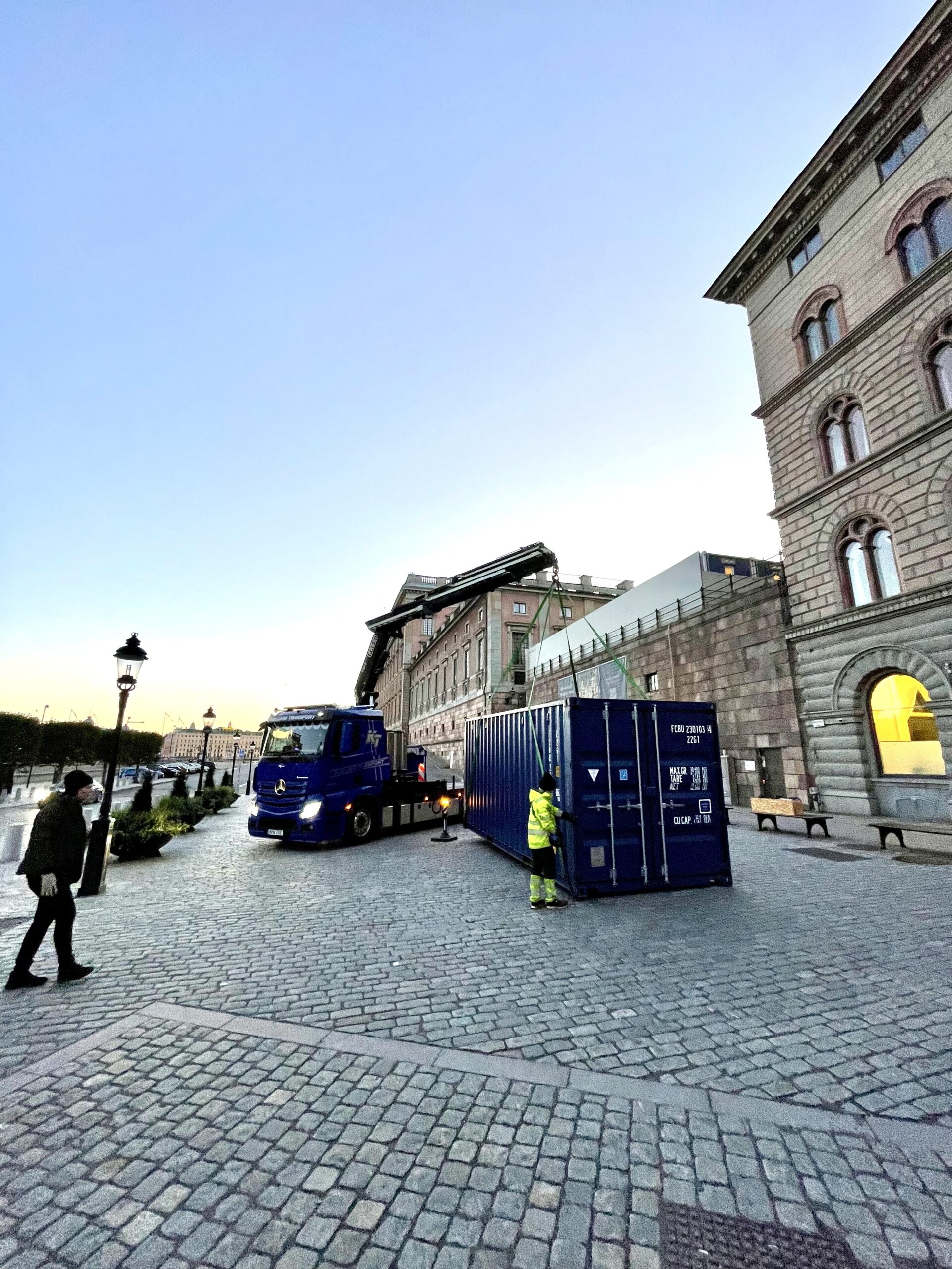 Containern som innehåller framtidsprototypen