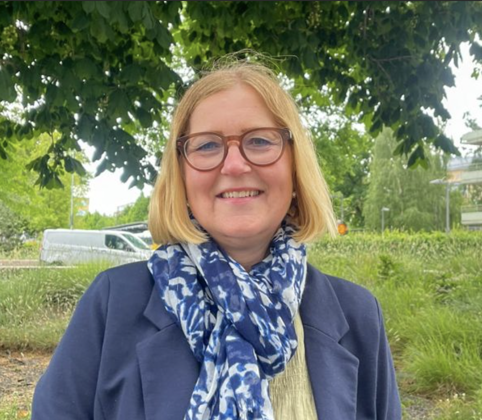 Ett foto på Helena - rektor för vuxenutbildning Uppsala kommun