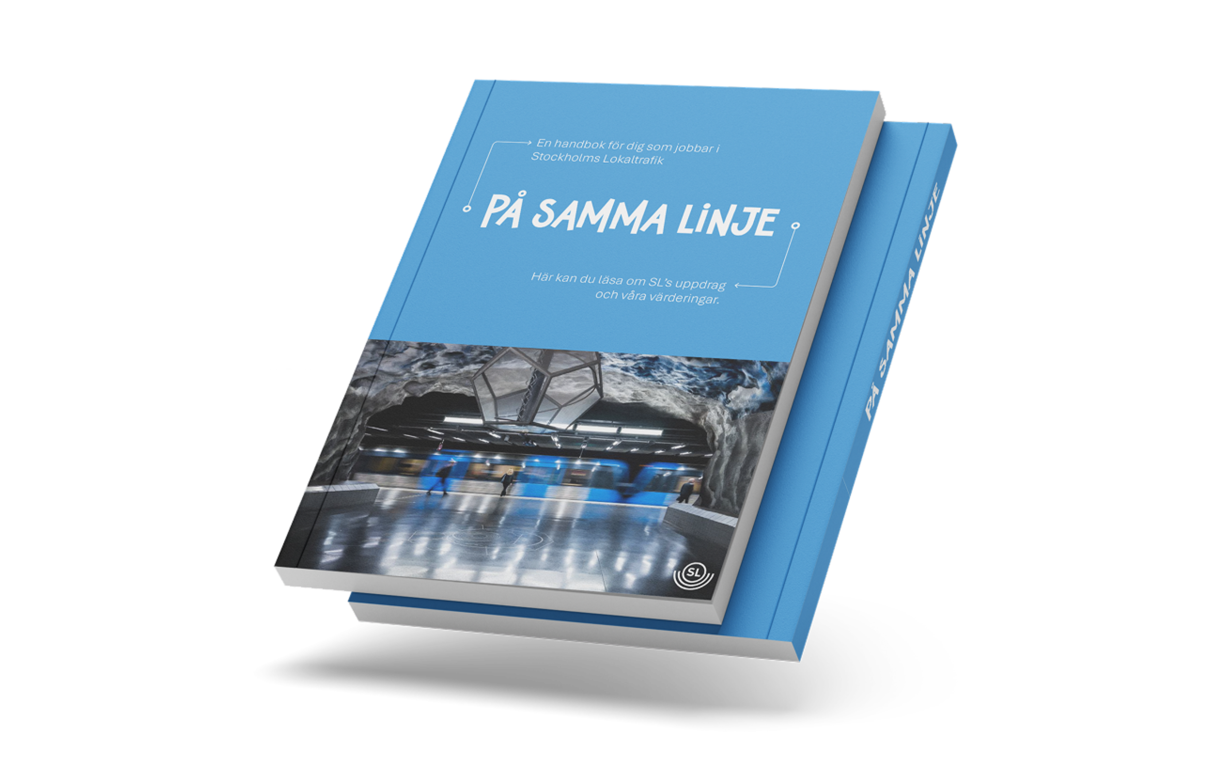En bok med titeln "På samma linje"